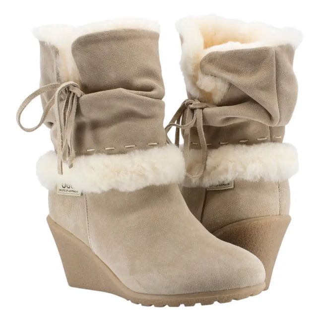 High Wedge Ugg Boots Inc. Protector Short Boots