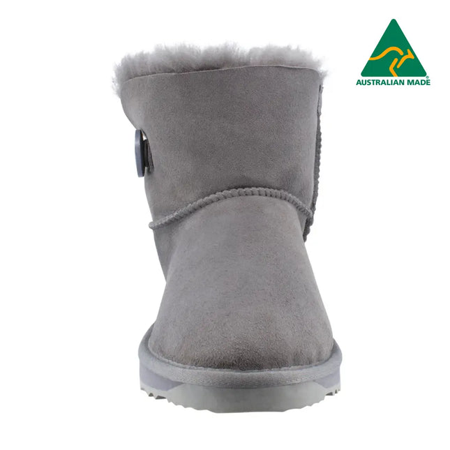 Ugg Platinum Mini Bailey Button Boot - Australian Made Short Boots