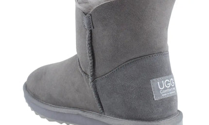 Ugg Platinum Mini Bailey Button Boot - Australian Made Short Boots