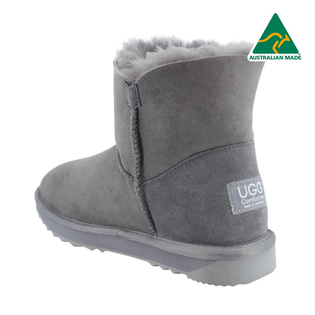 Ugg Platinum Mini Bailey Button Boot - Australian Made Short Boots