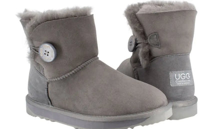 Ugg Platinum Mini Bailey Button Boot - Australian Made Short Boots