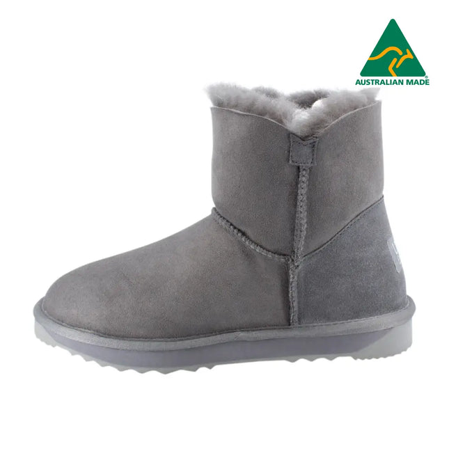 Ugg Platinum Mini Bailey Button Boot - Australian Made Short Boots