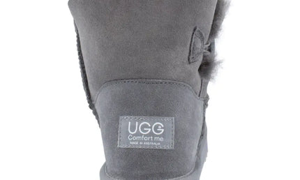 Ugg Platinum Mini Bailey Button Boot - Australian Made Short Boots