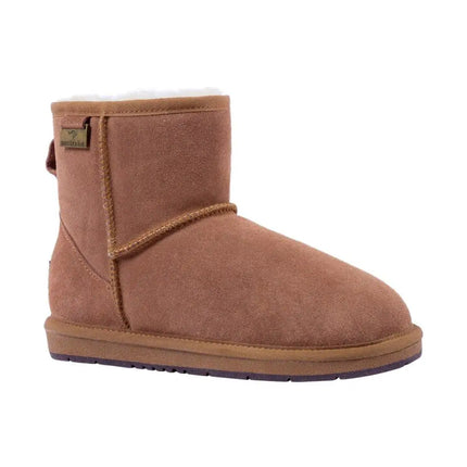 Auzland, Classic Water-Resistant Leather Mini UGG Boot - UGG Comfort Me