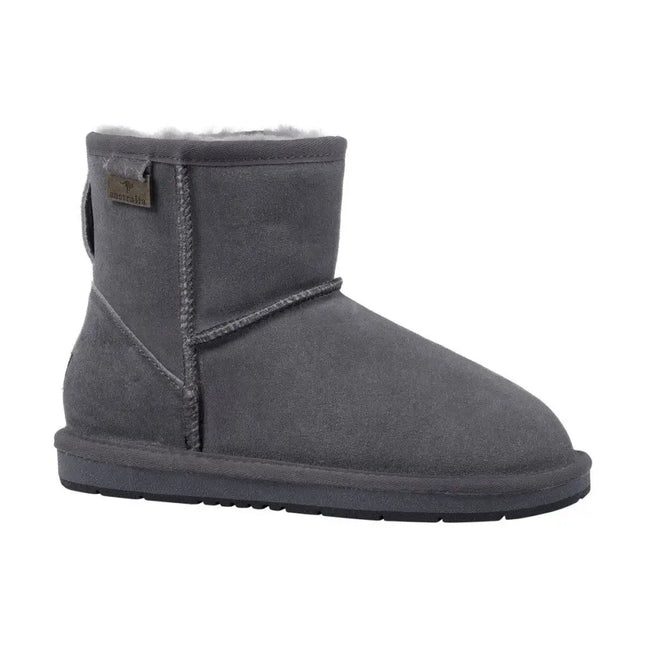 Auzland, Classic Water-Resistant Leather Mini UGG Boot - UGG Comfort Me