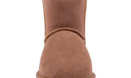 Auzland, Classic Water-Resistant Leather Mini UGG Boot - UGG Comfort Me