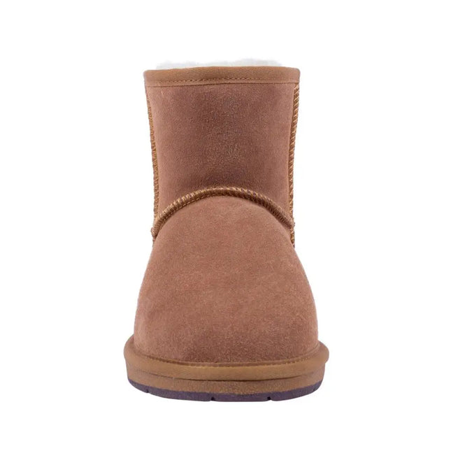 Auzland, Classic Water-Resistant Leather Mini UGG Boot - UGG Comfort Me