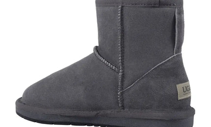 Auzland, Classic Water-Resistant Leather Mini UGG Boot - UGG Comfort Me