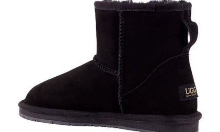 Auzland, Classic Water-Resistant Leather Mini UGG Boot - UGG Comfort Me