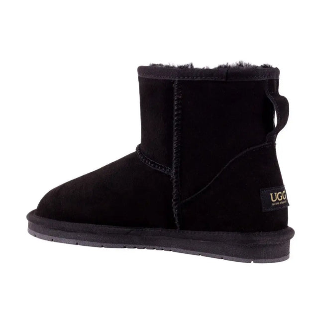 Auzland, Classic Water-Resistant Leather Mini UGG Boot - UGG Comfort Me