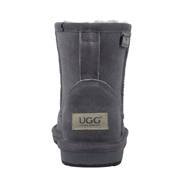 Auzland, Classic Water-Resistant Leather Mini UGG Boot - UGG Comfort Me