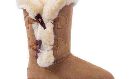 Auzland, Mid Bailey, Designer 2 Button UGG Boot, Water Resistant - UGG Comfort Me