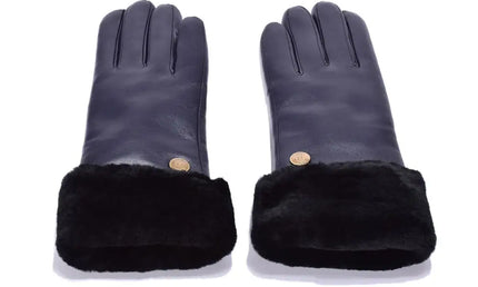 Auzland UGG, Women Classic Leather Gloves, Wool Lining - UGG Comfort Me