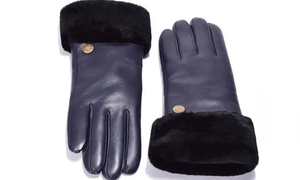 Auzland UGG, Women Classic Leather Gloves, Wool Lining - UGG Comfort Me