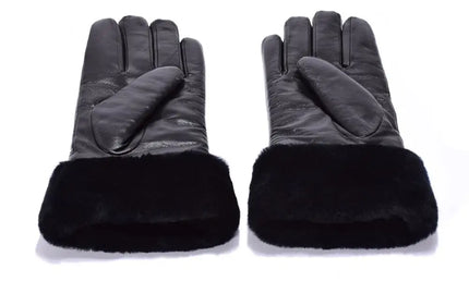 Auzland UGG, Women Classic Leather Gloves, Wool Lining - UGG Comfort Me