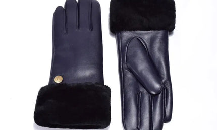 Auzland UGG, Women Classic Leather Gloves, Wool Lining - UGG Comfort Me