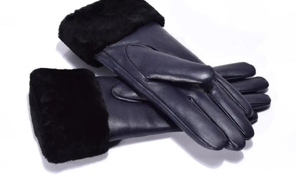 Auzland UGG, Women Classic Leather Gloves, Wool Lining - UGG Comfort Me