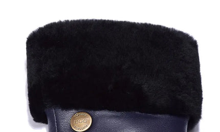 Auzland UGG, Women Classic Leather Gloves, Wool Lining - UGG Comfort Me