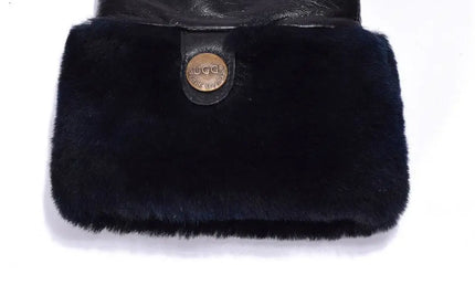 Auzland UGG, Women Classic Leather Gloves, Wool Lining - UGG Comfort Me