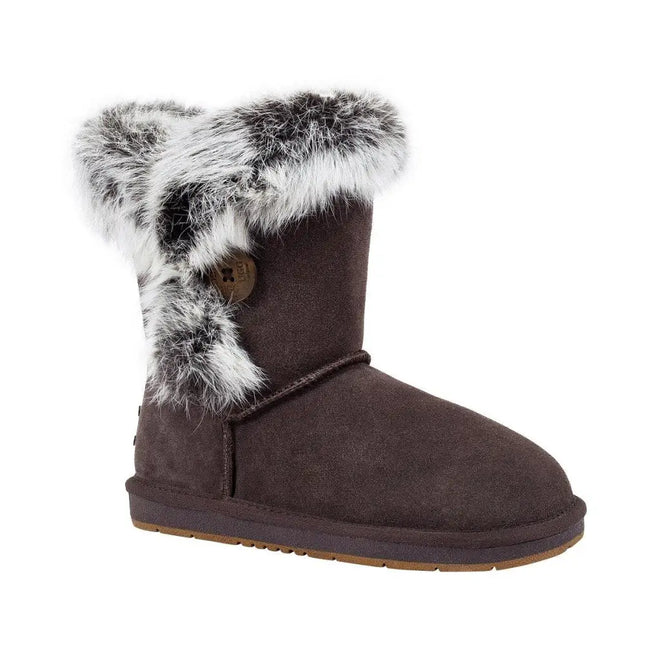 Auzland, Bailey Button-Fur Trim, UGG Boot - UGG Comfort Me