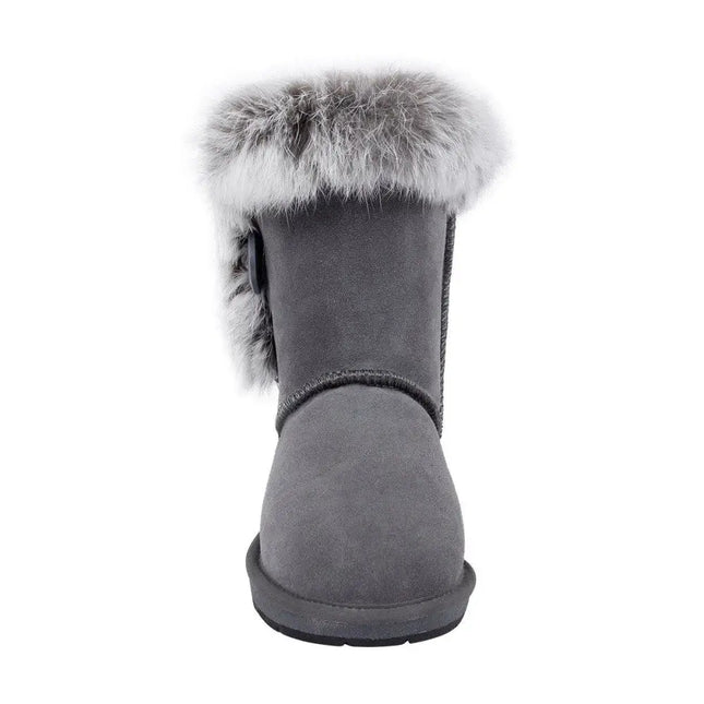 Auzland, Bailey Button-Fur Trim, UGG Boot - UGG Comfort Me