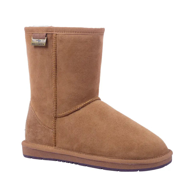 Auzland Short Classic Leather Ugg Chestnut / 3M/5W Mid Boots